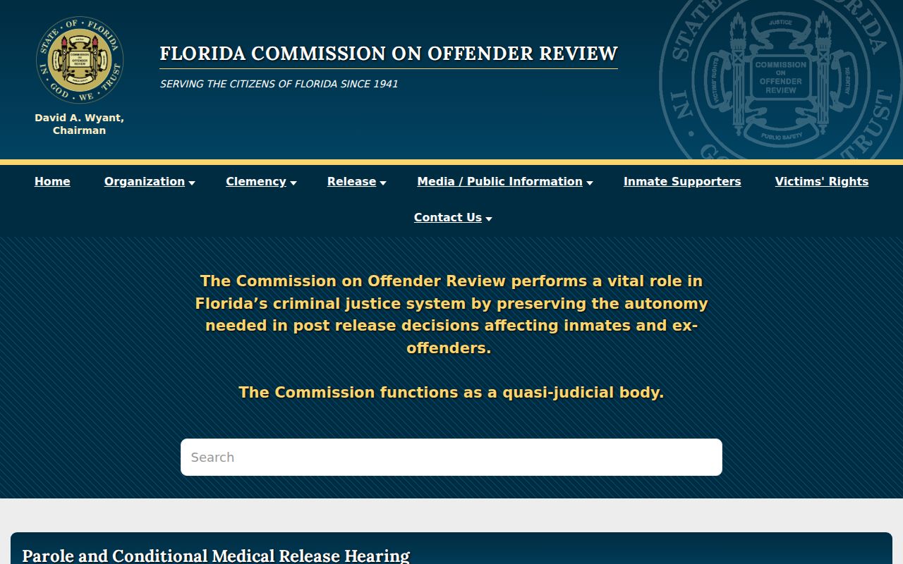 Hillsborough County criminal history Florida parole authority information